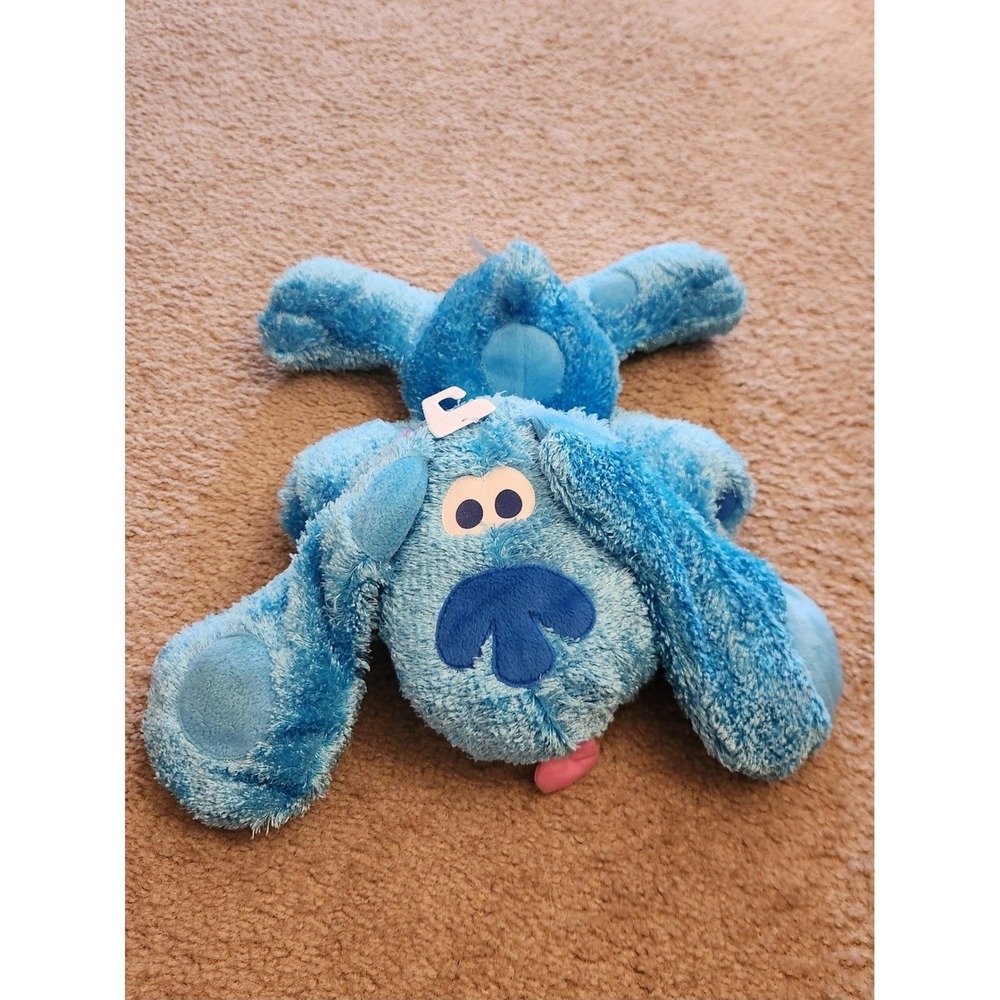 Fisher‎ Price Blues Clues Blue Plush Dog Shaggy Stuffed Animal Vintage 2003